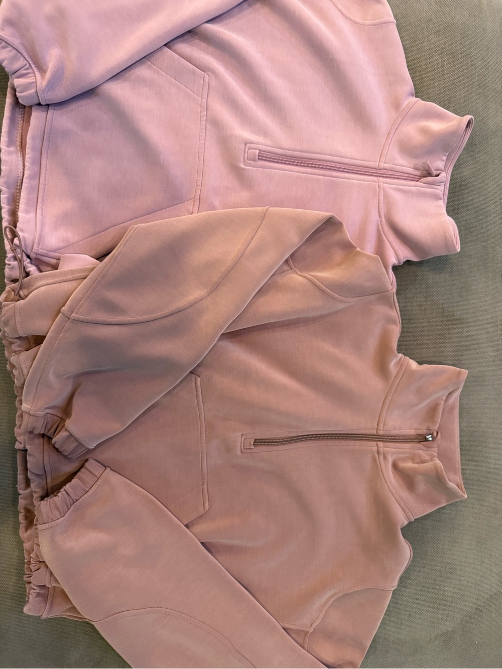 lululemon athletica softstreme Pink Half-Zip Sweater
